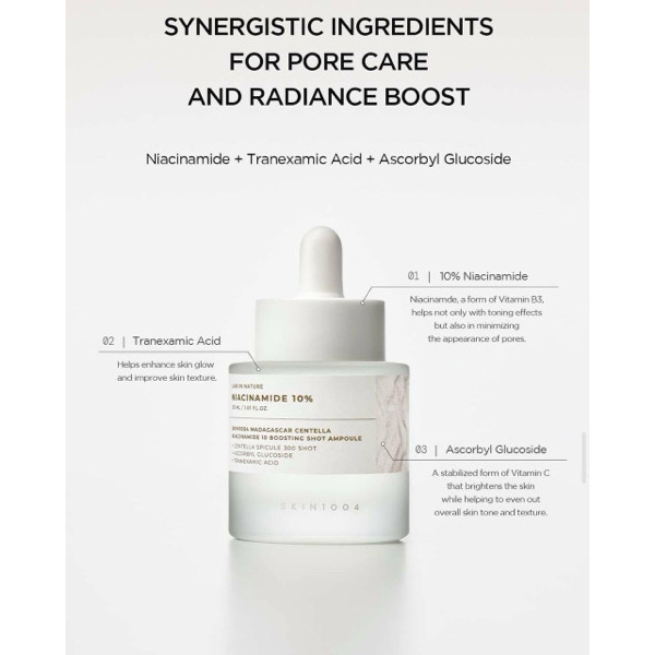 [Skin1004]Madagascar Centella Niacinamide 10 Boosting Shot Ampoule 