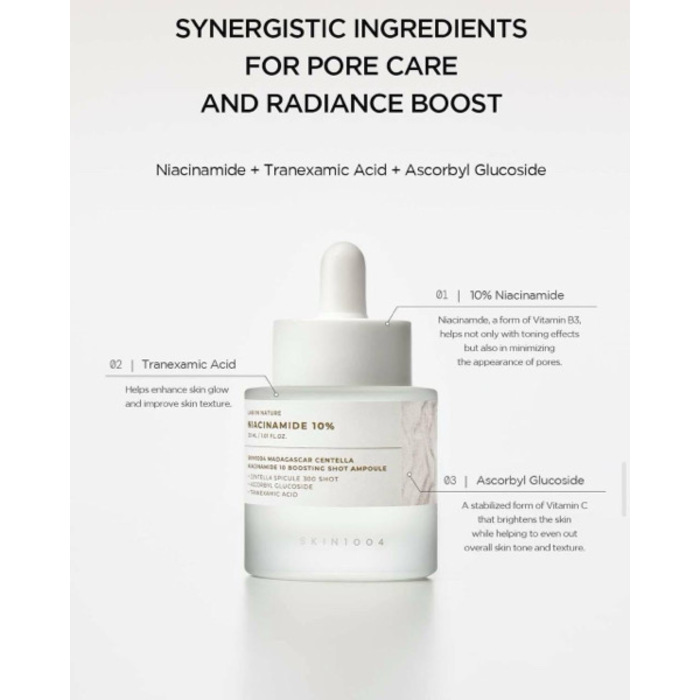 [Skin1004]Madagascar Centella Niacinamide 10 Boosting Shot Ampoule 