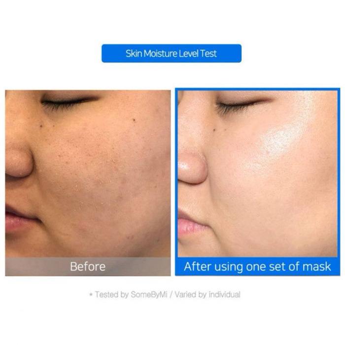 [SOME BY MI] HYALURON MOISTURIZING GLOW LUMINOUS AMPOULE MASK