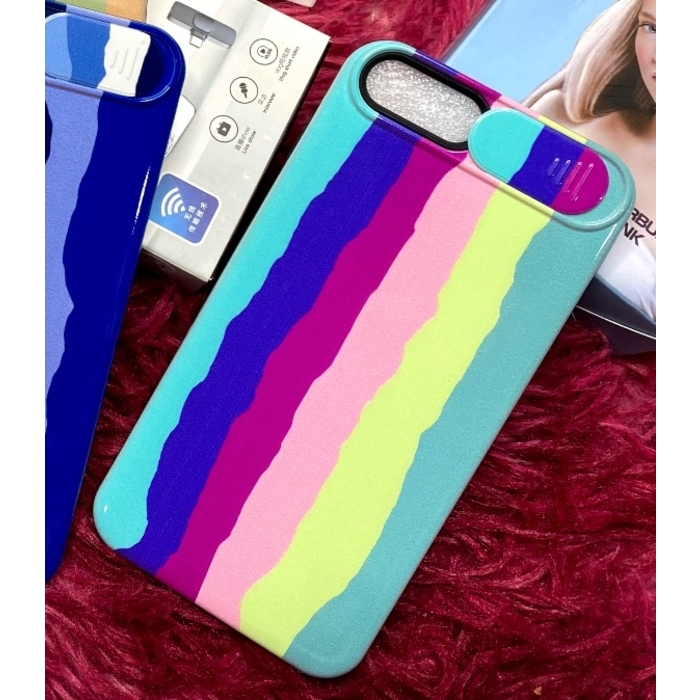 iPhone 7/8 Plus 2 Plastic Layers Rainbow Phone Case